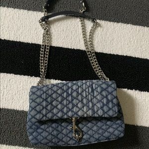 Authentic Rebecca Minkoff Denim Edie Crossbody